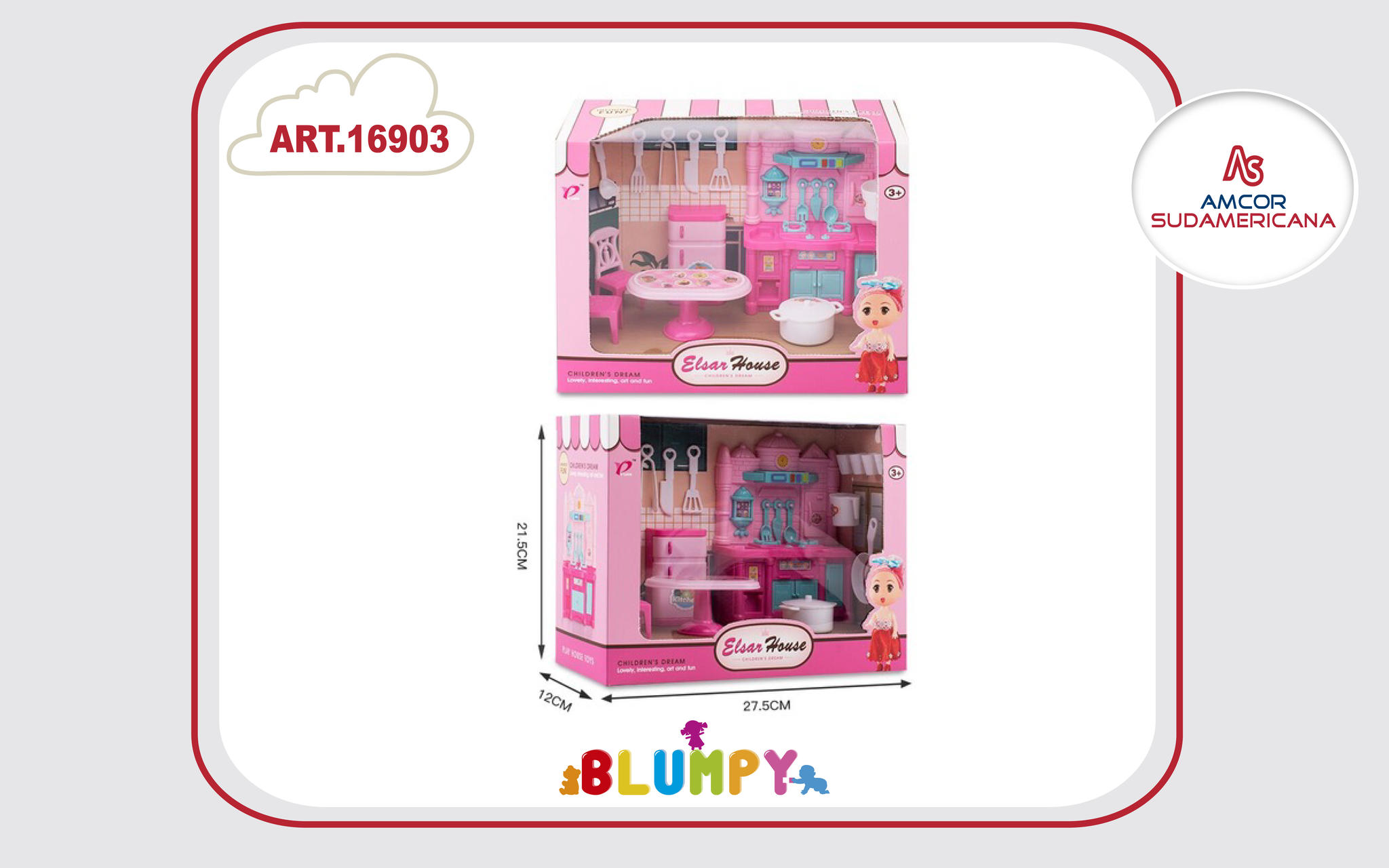 SET COCINA CON MUEBLES ARTEFACTOS UTENSILLOS EN CAJA VISOR
