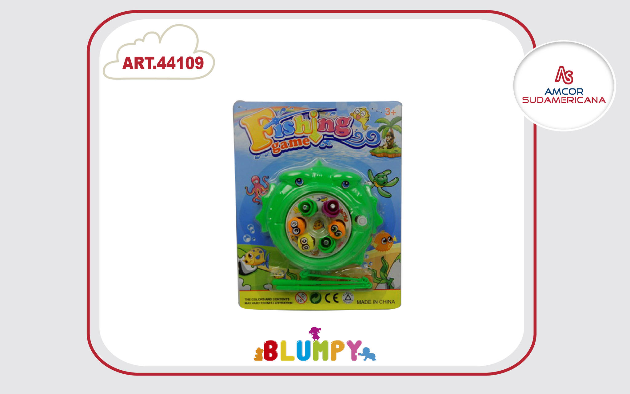 FISHING SET RANITA A CUERDA EN BLISTER