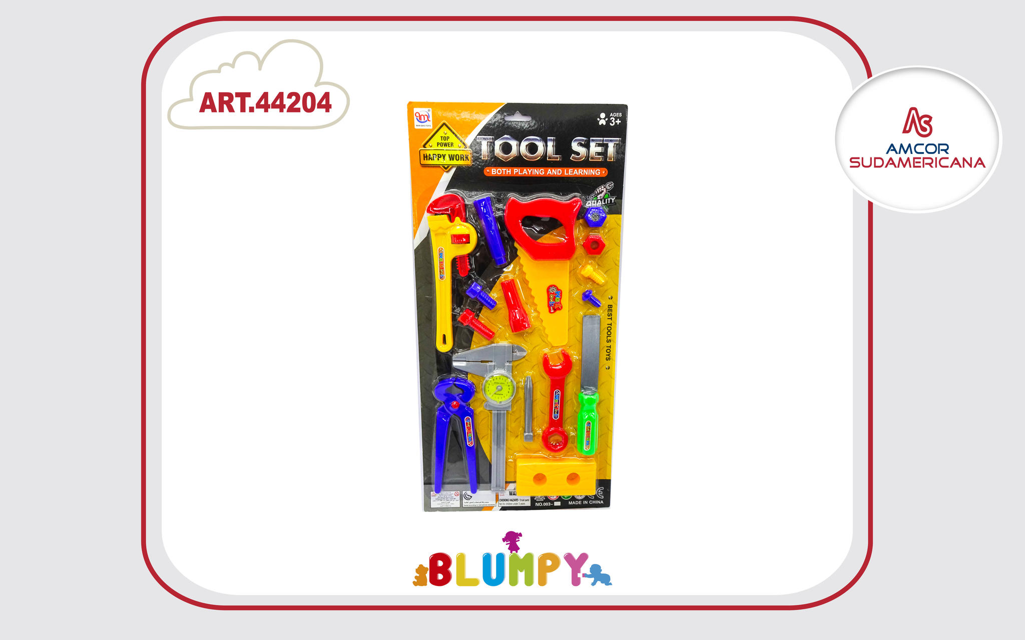 SET DE HERRAMIENTAS TU TALLER 16 PZAS BLISTER
