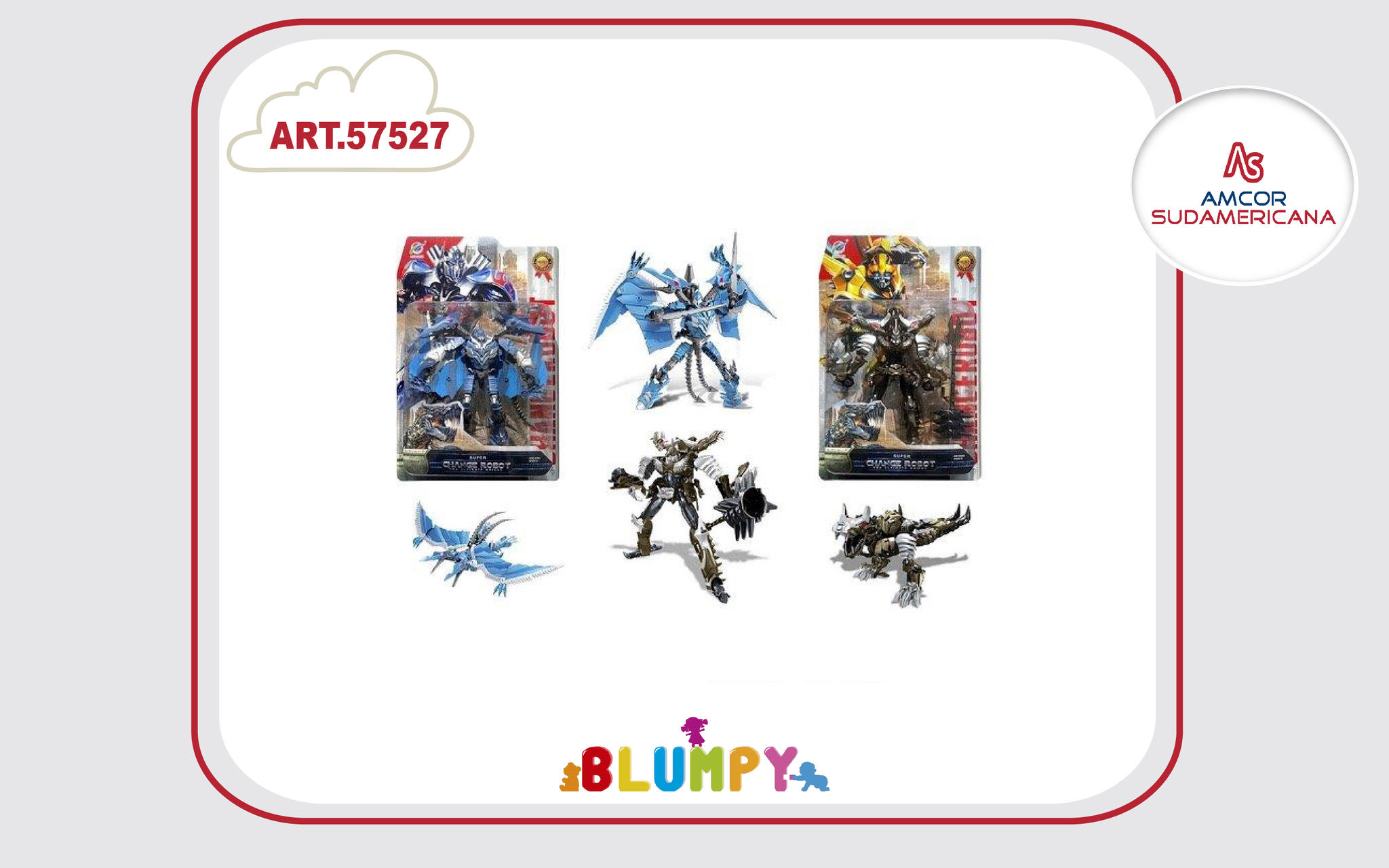 TRANSFORMER DINOSAURIO SAMURAI TRES MODELOS EN BLISTER