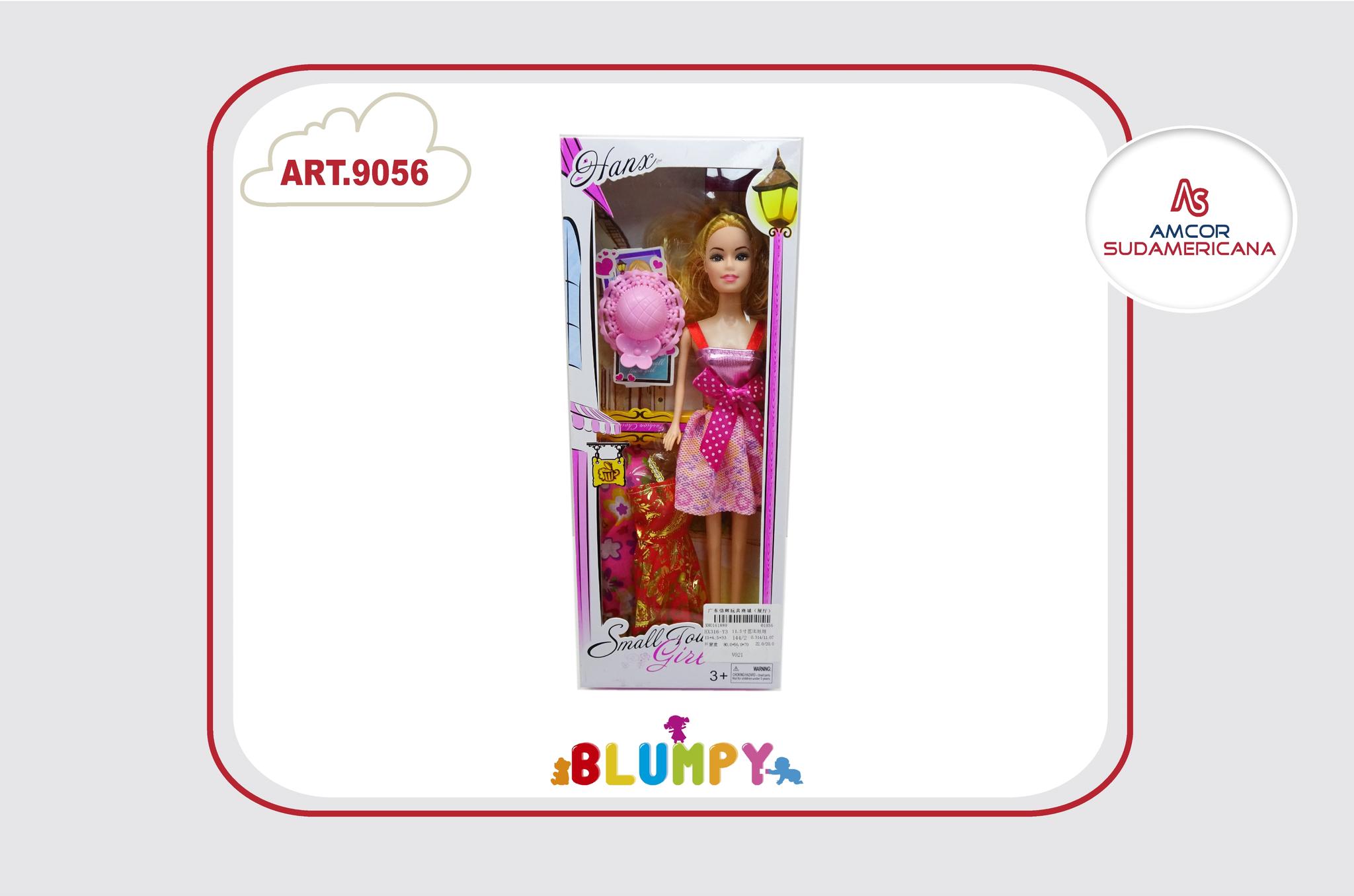 MUÑECA 30 CM FASHION CON VESTIDOS Y ACCESORIOS EN CAJA VISOR