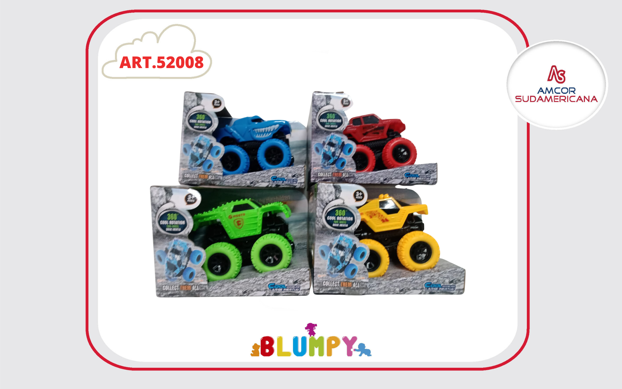 MONSTER FRICCION 4 MODELOS