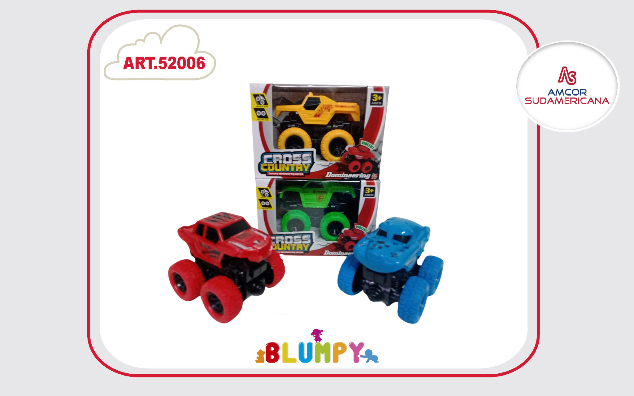 MONSTER FRICCION 4 MODELOS