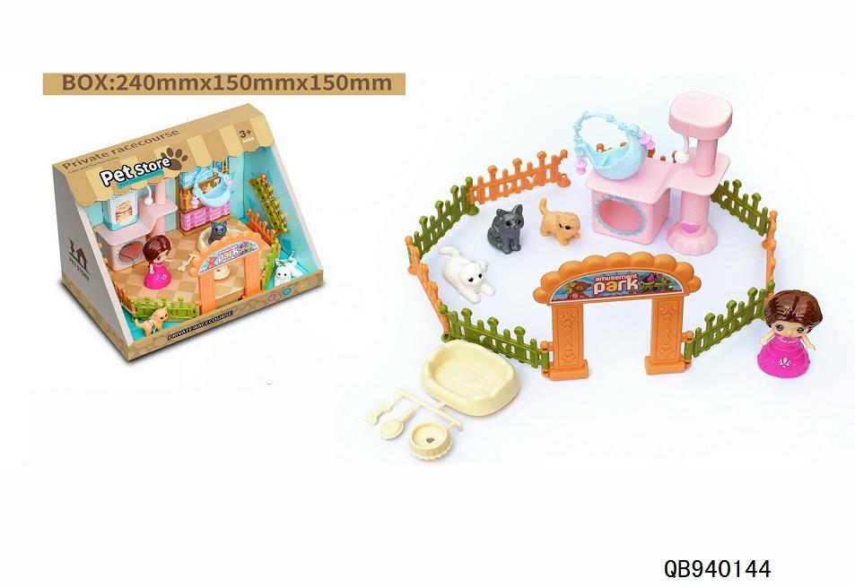 PLAYSET DE MASCOTAS C/ ACCESORIOS