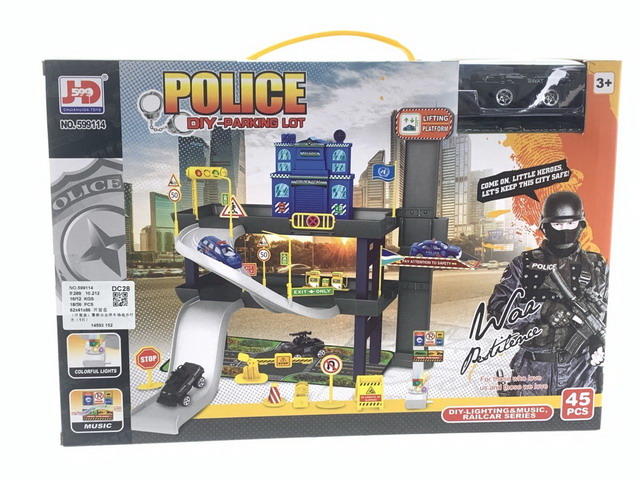 SET DE ESTACION DE POLICIA CON LUZ Y SONIDO