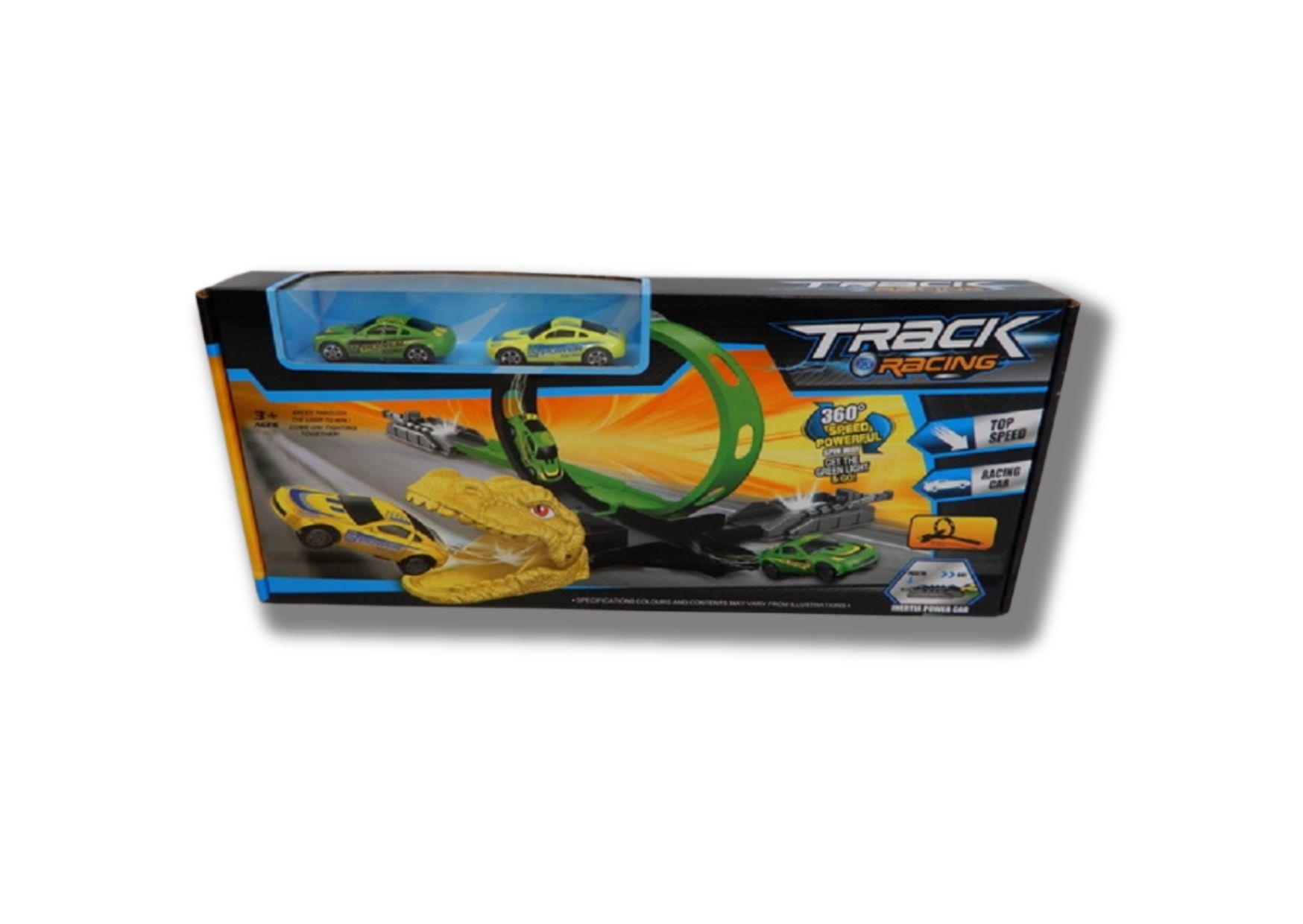 SET DE PISTA DE AUTOS DINOSAURIOS