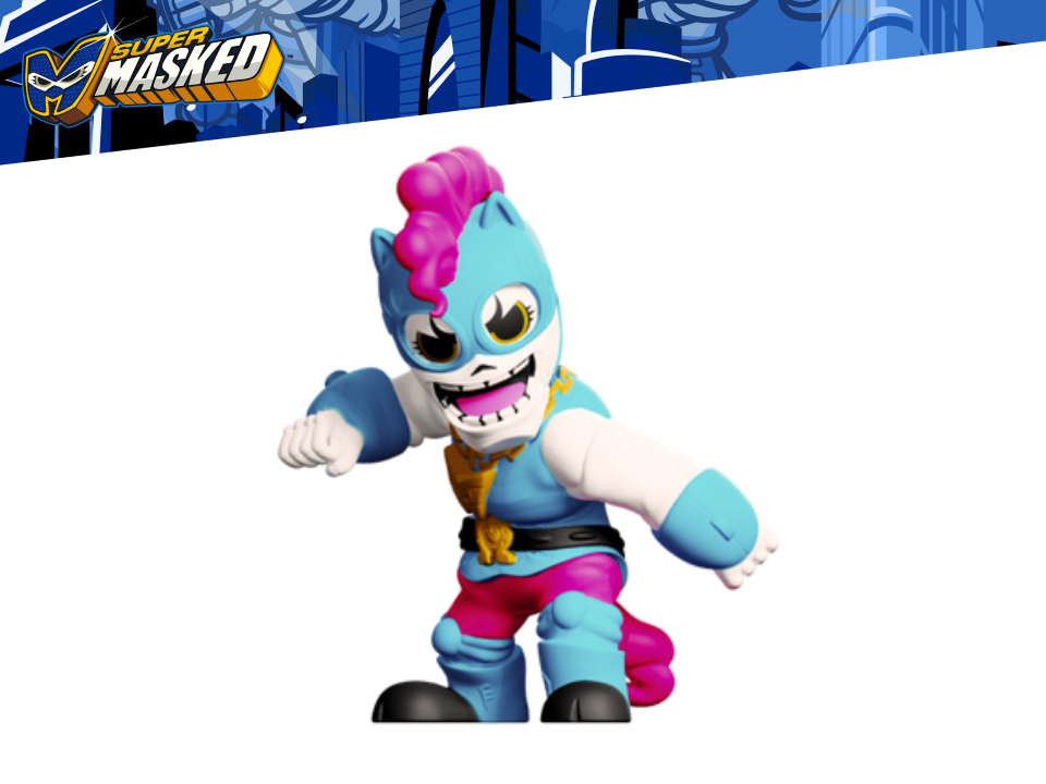 SUPERMASKED STRECHT TECH FIGURAS C/ 8 SONIDOS-BIG PONY