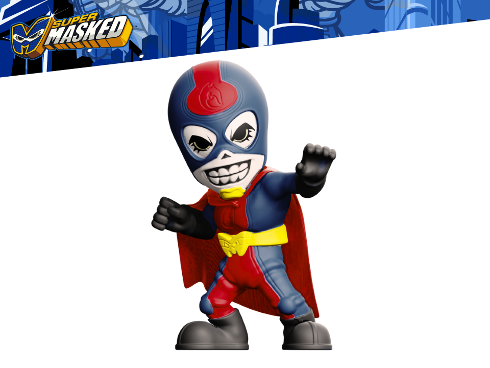 SUPERMASKED STRECHT TECH FIGURAS C/ 8 SONIDOS-PEPPER MAN