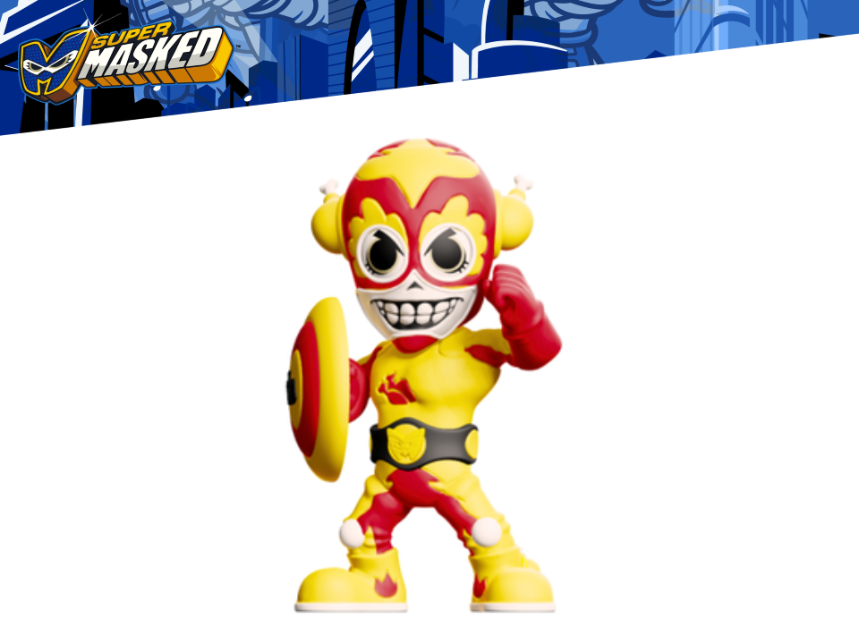 SUPERMASKED STRECHT TECH FIGURAS C/ 8 SONIDOS-SUPER NUGGET