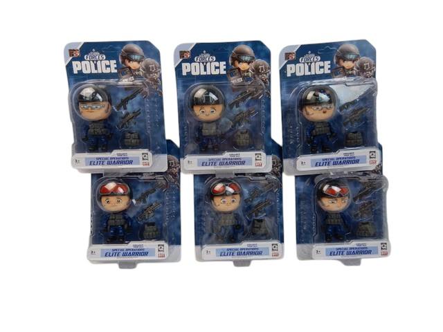 MUÑECO POLICIA CON ACCESORIOS