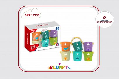 BALDECITOS APILABLES X 6 PARA BEBES EN CAJA VISOR