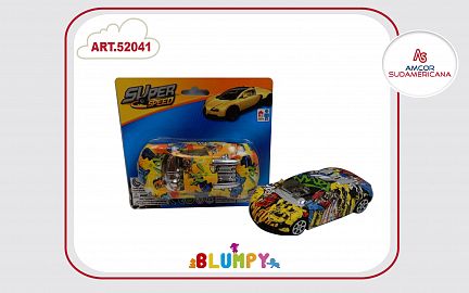 AUTO  A FRICCION  GRAFFITI  16 CM. EN BLISTER