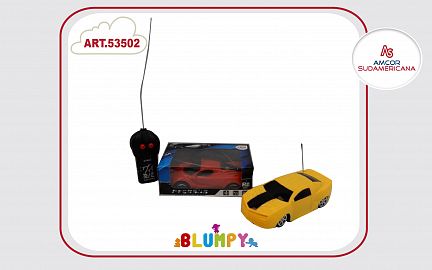 AUTO DEPORTIVO CONTROL REMOTO  2  CANALES DE 15 CM. DOS MODELOS. EN CAJA VISOR