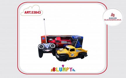 CAMIONETA DE CARRERA A CONTROL REMOTO FULL 4 CANALES  18 CM. DOS MODELOS. EN CAJA VISOR