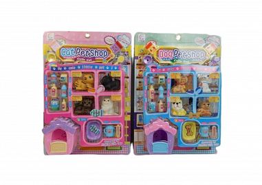 SET TIENDA DE MASCOTAS. 2 MODELOS