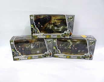 SET VEHICULOS CON SOLDADO 3 MODELOS