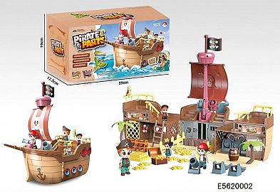 SET DE PIRATA 2 en 1 C/ LUZ Y SONIDO