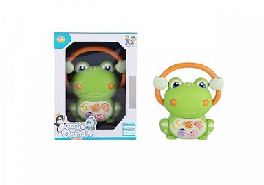 RANITA ORGANO CON LUZ Y MUSICA. EN CAJA VISOR