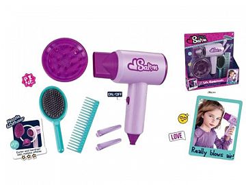 SET PELUQUERIA A PILA CON SONIDOS Y FUNCIONES.