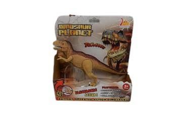 DINOSAURIO A PILA (INCLUIDAS) CON LUCES Y SONIDOS. EN CAJA