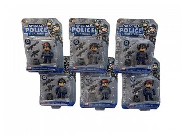 MUÑECO POLICIA CON ACCESORIOS