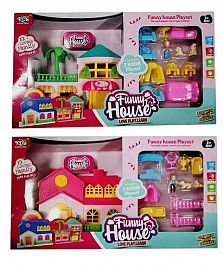 SET CASA PLAYERA DE MUÑECAS CON ACCESORIOS. 2 MODELOS. EN CAJA VISOR